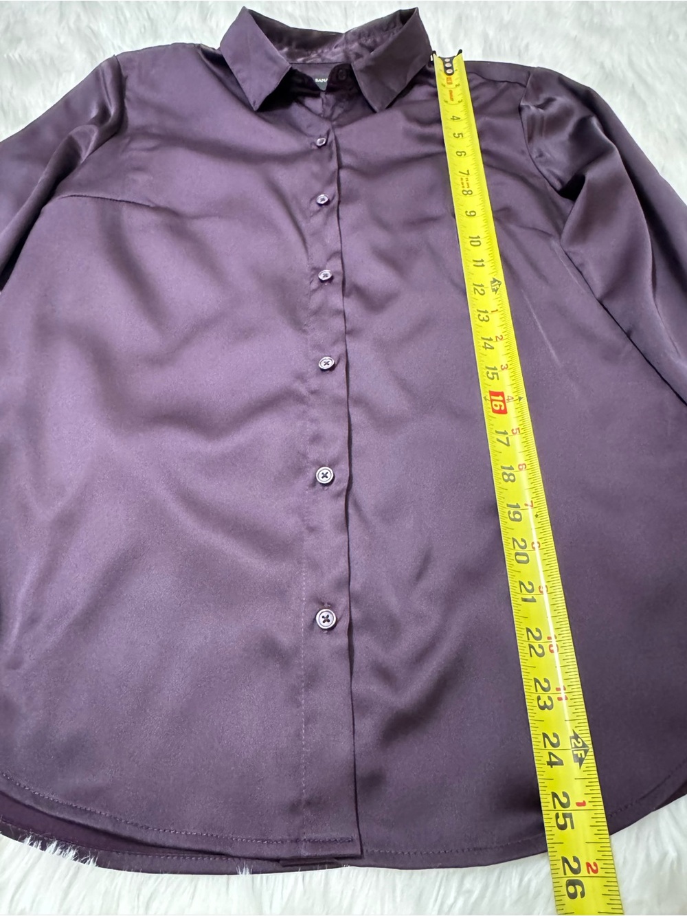 Banana Republic Womens Purple Button Down Shirt Classic Fit Collared Long Sleeve - Picture 4 of 10